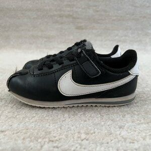 Nike Cortez Toddler Boys Black White Sneakers Shoes 9C